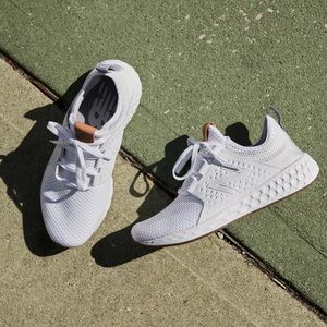 White new balance athletic shoes